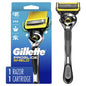Gillette Pro Glide Shield Razor For Men, Handle + 1 Blade Refill
