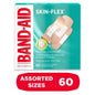 Band-Aid Brand Skin-Flex Adhesive Bandages – 60 Count (Assorted)