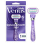 Venus Gillette Deluxe Smooth Swirl Women's Razor Handle + 1 Blade Refill