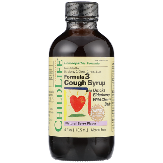 ChildLife Essentials® Cough Syrup – Formula 3 (Natural Berry Flavor)