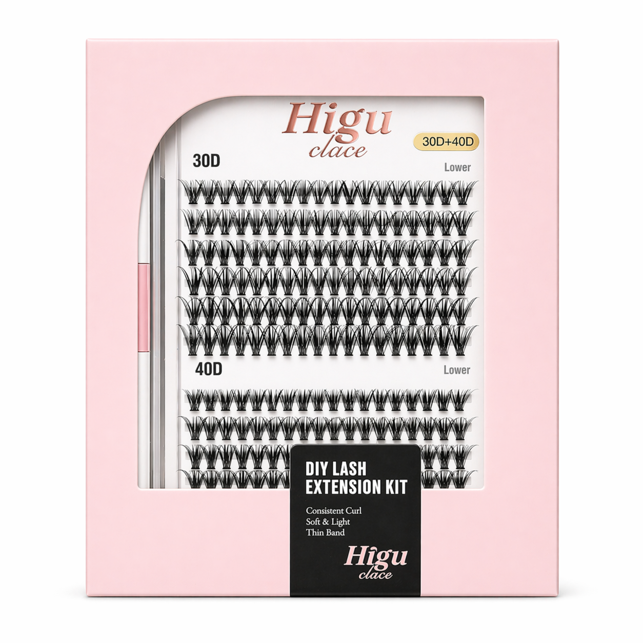 Lash Extension Kit - Consistent Curl Soft & Light Thin Band