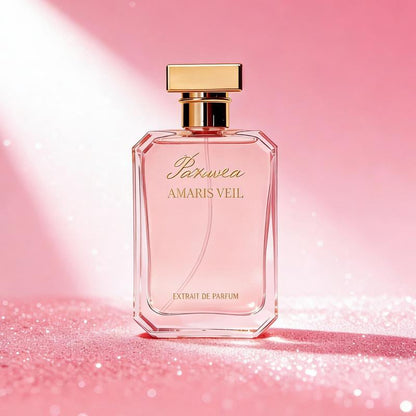 Paruvea Amaris Veil Extrait De Parfum – Loved Skin Sweetness Long-Lasting Strawberry Vanilla Gourmand Perfume, 100Ml (3.4 Fl Oz)