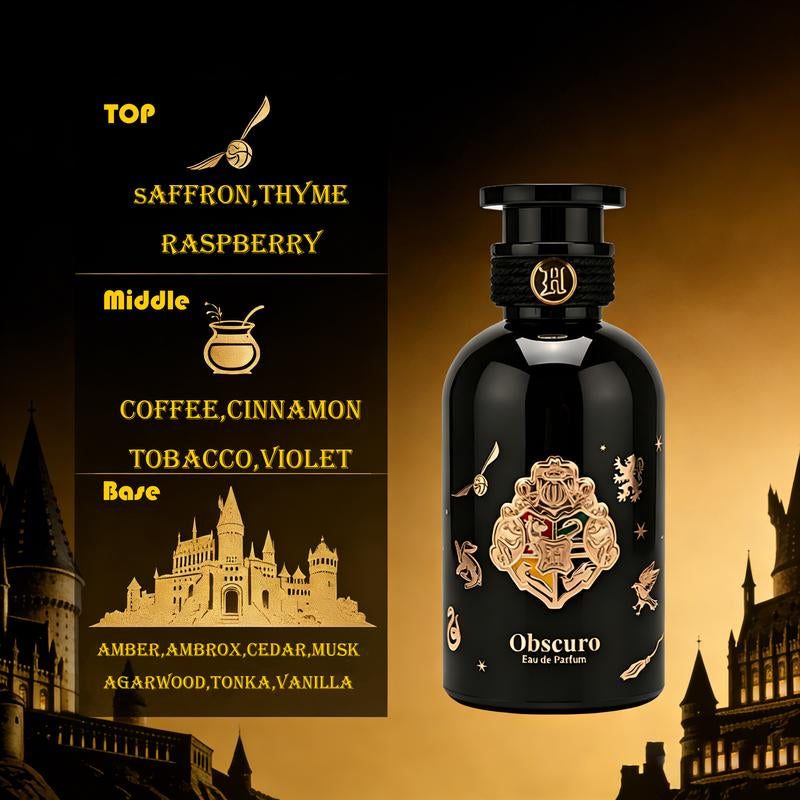 Miniso&Harry Potter Perfume | Obscuro Perfume| Eau De Parfum 100Ml (3.4 Fl.Oz.) | Saffron,Amber,Vanilla | Floral & Spicy | Made with Clean & Vegan Essentials Oils | Cruelty Free Fragrance Perfume Valentine'S Day