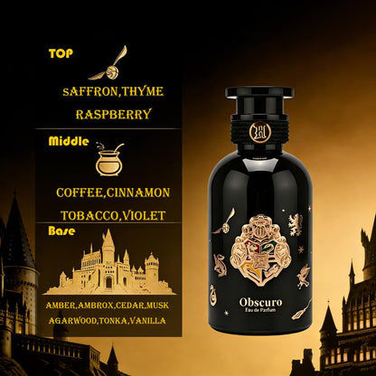 Miniso&Harry Potter Perfume | Obscuro Perfume| Eau De Parfum 100Ml (3.4 Fl.Oz.) | Saffron,Amber,Vanilla | Floral & Spicy | Made with Clean & Vegan Essentials Oils | Cruelty Free Fragrance Perfume Valentine'S Day