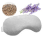 Umisleep Lavender Eye Mask Aromatherapy Weighted Sleep Mask for Dry Eyes Men Women Microwave Heated Hot Therapy Eye Cover Moist Compression Pain Relief Eye Pillow for Puffy Eyes Sinus Pain Grey