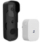 Wireless Smart Wi-Fi Video Doorbell Security Phone Doorbell Intercom Camera Two Way Audio Night Vision 1080P Motion Detection Battery Operated