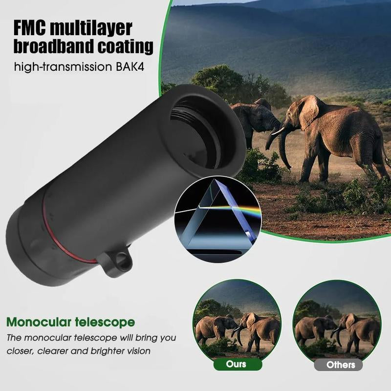 【2026】2000X25 High Definition Telescopes, Outdoor Mini Portable Zoom Telescopes, Travel Hiking Camping Bird Watching Telescopes