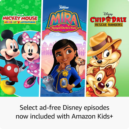 Amazon Fire HD 10 Kids Tablet (Newest Model) Ages 3-7 | Bright 10.1" HD Screen with Included Ad-Free and Exclusive Content, Robust Parental Controls, 13-Hr Battery, 32 GB, Blue