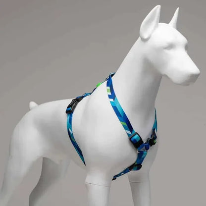 Lindo Blue Dream H-Type Dog Harness for Large Breeds