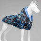 Lindo Blue Star Waterproof Fleece-Lined Dog Raincoat