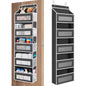 2026 Latest Model 5-Tier Over-The-Door Organizer with 10 Large Pockets Anti-Tilt 44 Lb Capacity Hangable for Bedroom Bathroom Baby Product Storage No Installation Required