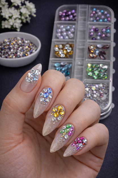 Queen - Rhinestones - Gems- Beads -#58