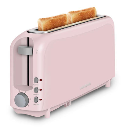Fits-Anywhere 750W Slim Toaster with 6 Shade Settings, Cancel, Reheat & Defrost, Removable Crumb Tray - Perfect Toast Every Time!
