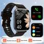High-Definition Full-Screen Touch Smart Watch for Men & Women with Call/Message Notifications, Step Counting, Calorie Tracking, Sports Modes, Distance Tracking, Compatible with Iphone & Android