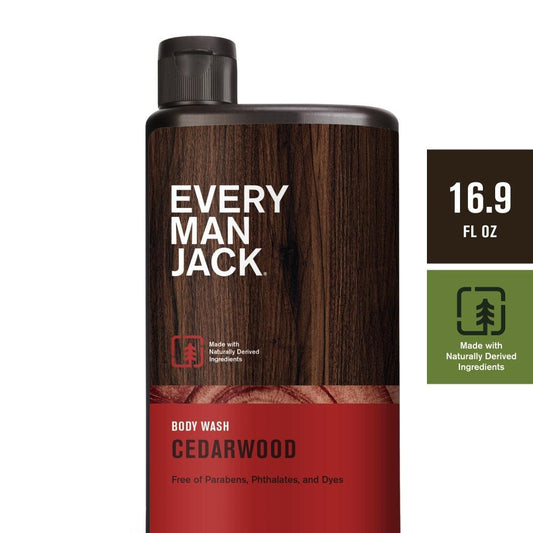 Every Man Jack Body Wash And Shower Gel Cedarwood, 16.9 Ounce