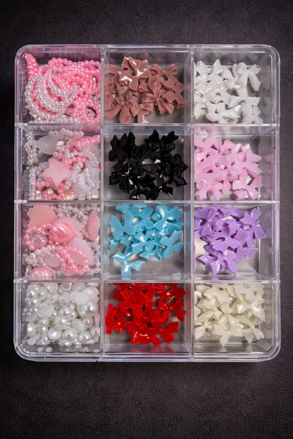 Assorted Bow Charms - 3D Nail Art