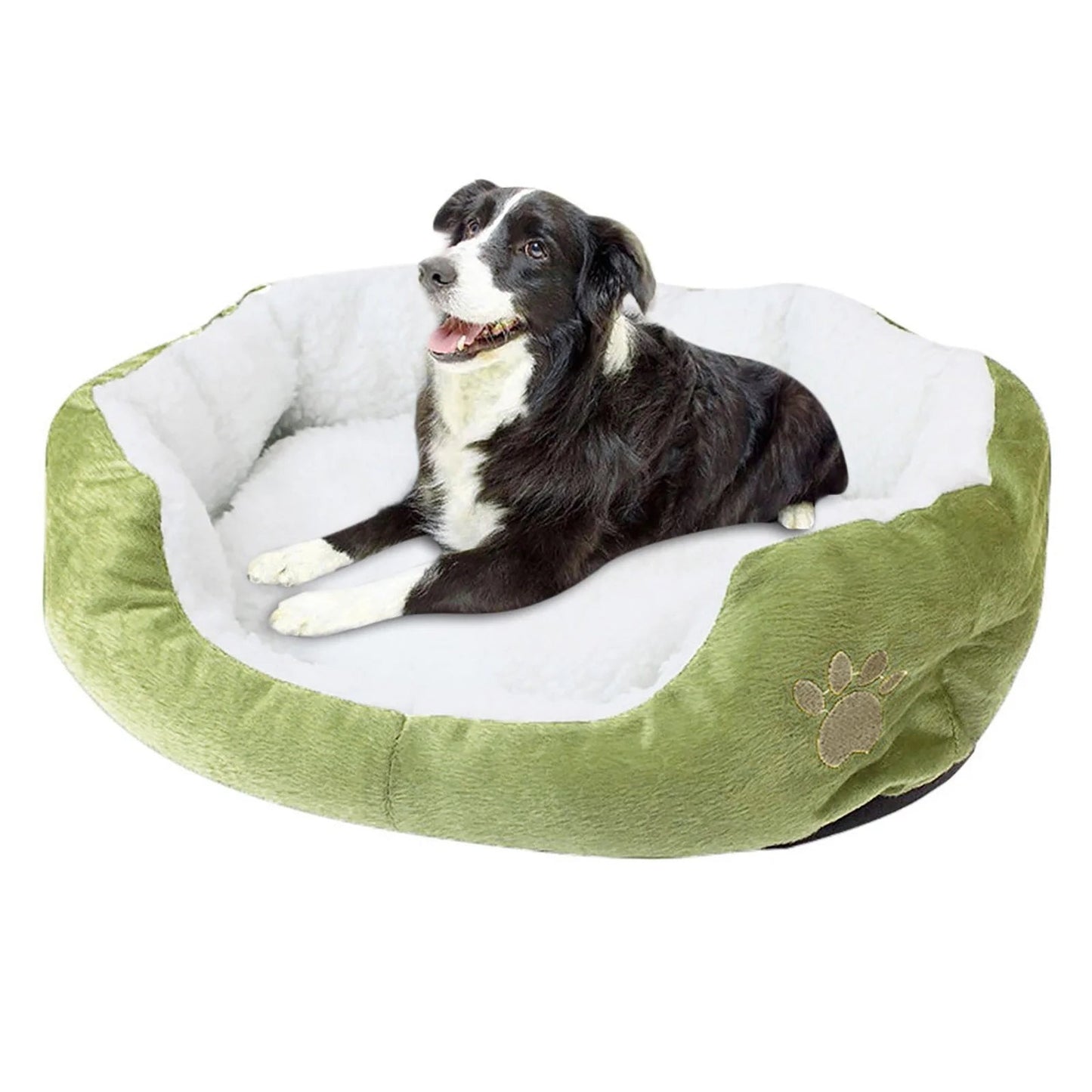 EWASWON Dog Bed for Small Dogs, Cozy Calming Pet Bed for Dogs Cats, Anti-Anxiety, Non-Slip and Machine Washable, Perfect for Home, Indoor/Outdoor Use