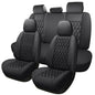 Leather Car Seat Covers,Universal Fit for Most Cars,Suvs and Sedans,Waterproof Luxury Leatherette Cushions, 5 Seats Protectors