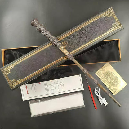 Magic Wand Real Magic Wand Amazing Effect Reproduction Halloween Role Play Tools Stick Costume Role Play Party Dumbledore Props