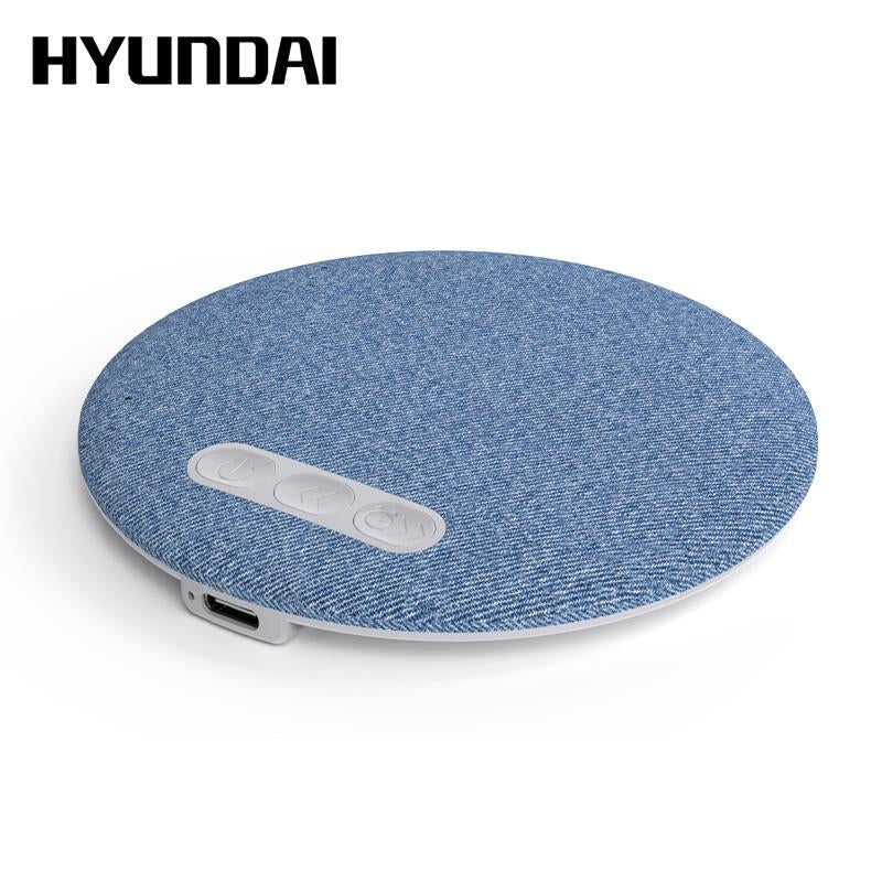 HYUNDAI S1 Ultra-Thin Bluetooth Pillow Speaker with Bluetooth 6.0, Soft Immersive Sound Field, Pillow CD Player for Bedtime Music & Audiobooks, Headphone-Free Sleep Speaker, Compatible with Android & Ios
