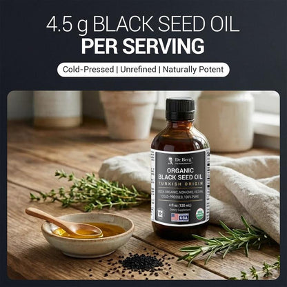 Organic Black Seed Oil - 4 Fl Oz