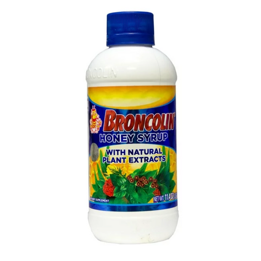 Broncolin Honey Syrup With Natural Plant Extracts – 11.4 oz