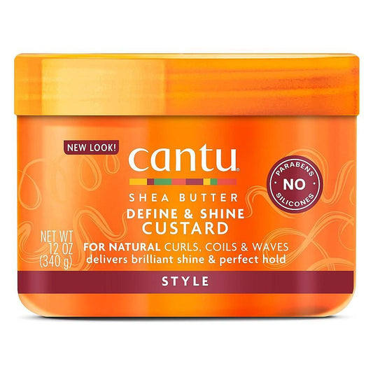 Cantu Shea Butter For Natural Hair Define & Shine Custard 12oz