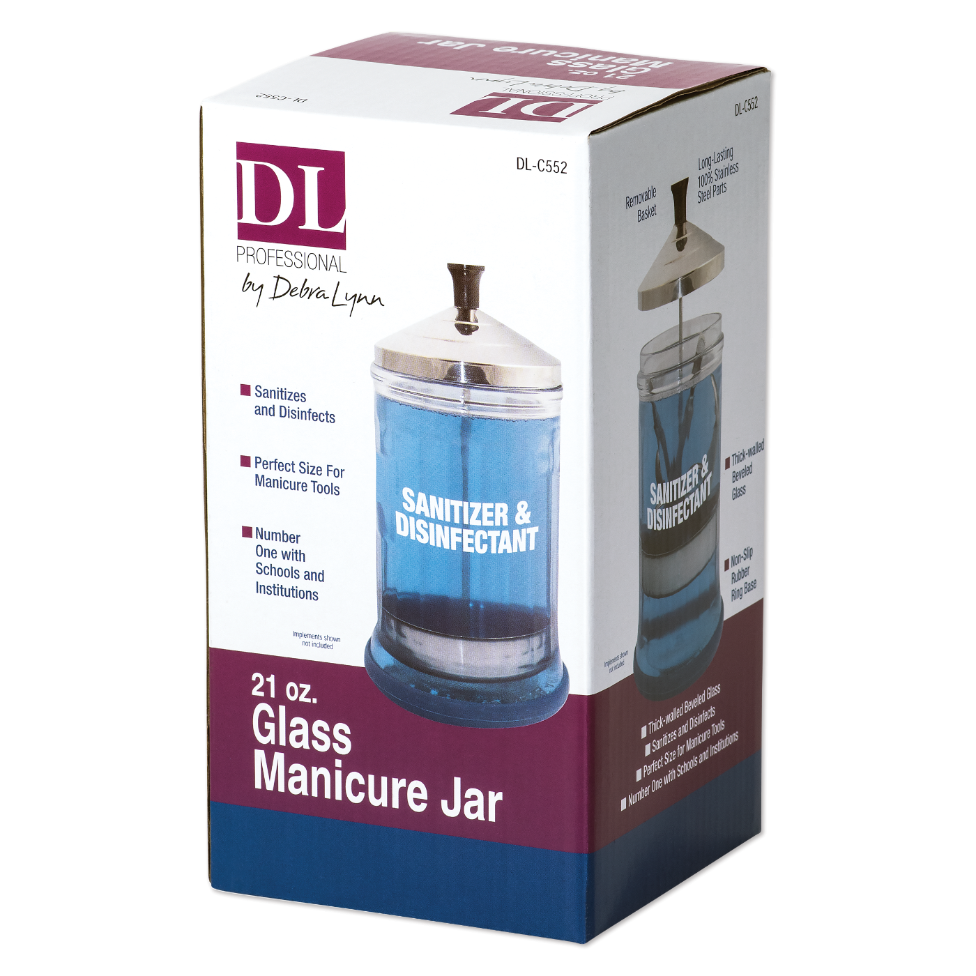 21 oz. Glass Manicurist Jar