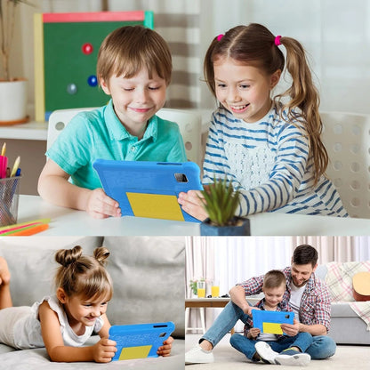 Kids Tablet 7 Inch, Android 13 Allwinner Go Quad Core, 5GB(2+3) RAM + 32GB ROM, 128GB Expansion, HD Display, Wi-Fi, Children Tablet with Parent Control - Blue
