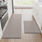 Kitchen Mats, 2PCS Kitchen Rugs, Cushioned anti Fatigue Kitchen Mats for Floor, Non-Slip Standing Desk Mat, Waterproof Kitchen Rug Set for Kitchen,20" X 32"+20" X 94.5"-Full 1Inch Thick,Black