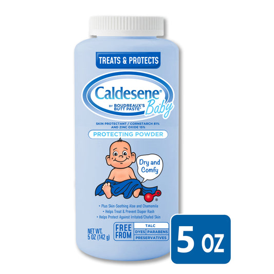 Caldesene Baby Cornstarch Powder With Zinc Oxide 5 Oz