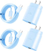 Super Fast Charger Type C, 25W USB C Wall Charger Fast Charging for Samsung Galaxy S26 Ultra/S26/S26+/S25 Ultra/S25/24 Ultra/S24/S23 Ultra/S22 Ultra with 10FT Long Android Type C Charger Cable 2Pack
