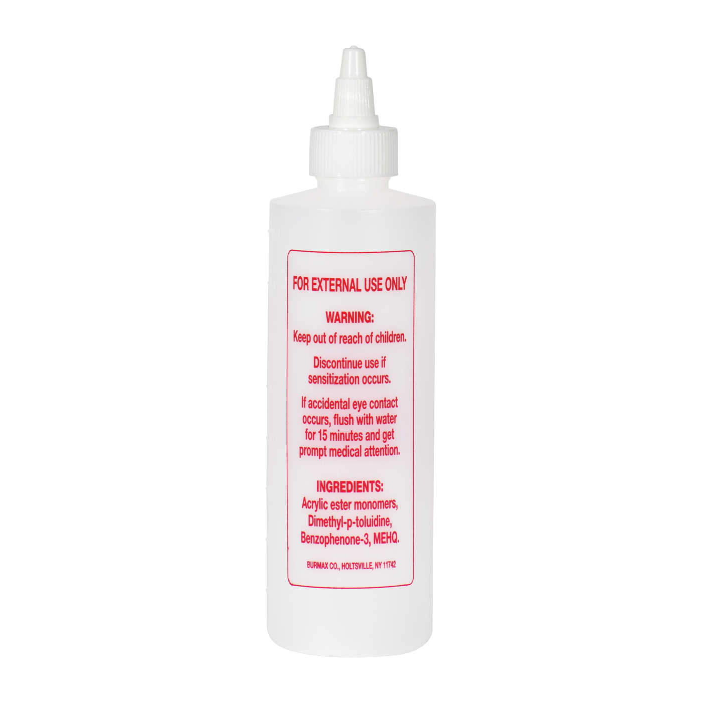 Empty Monomer Imprinted Bottle - 8oz