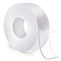 Double Sided Tape Heavy Duty(9.85Ft), Nano Double Sided Adhesive Tape, Clear Mounting Tape Picture Hanging Adhesive Strips.