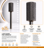 Carbide Bits Fine - LG Fine - Large