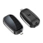 Solar Power Bank Mini Key Ring Portable Charger 1200Mah Outdoor Camping External Battery Emergent Power Cargador Portátil 보조배터리