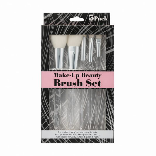 Make-Up Beauty Brush Deluxe Set - 5 Pack