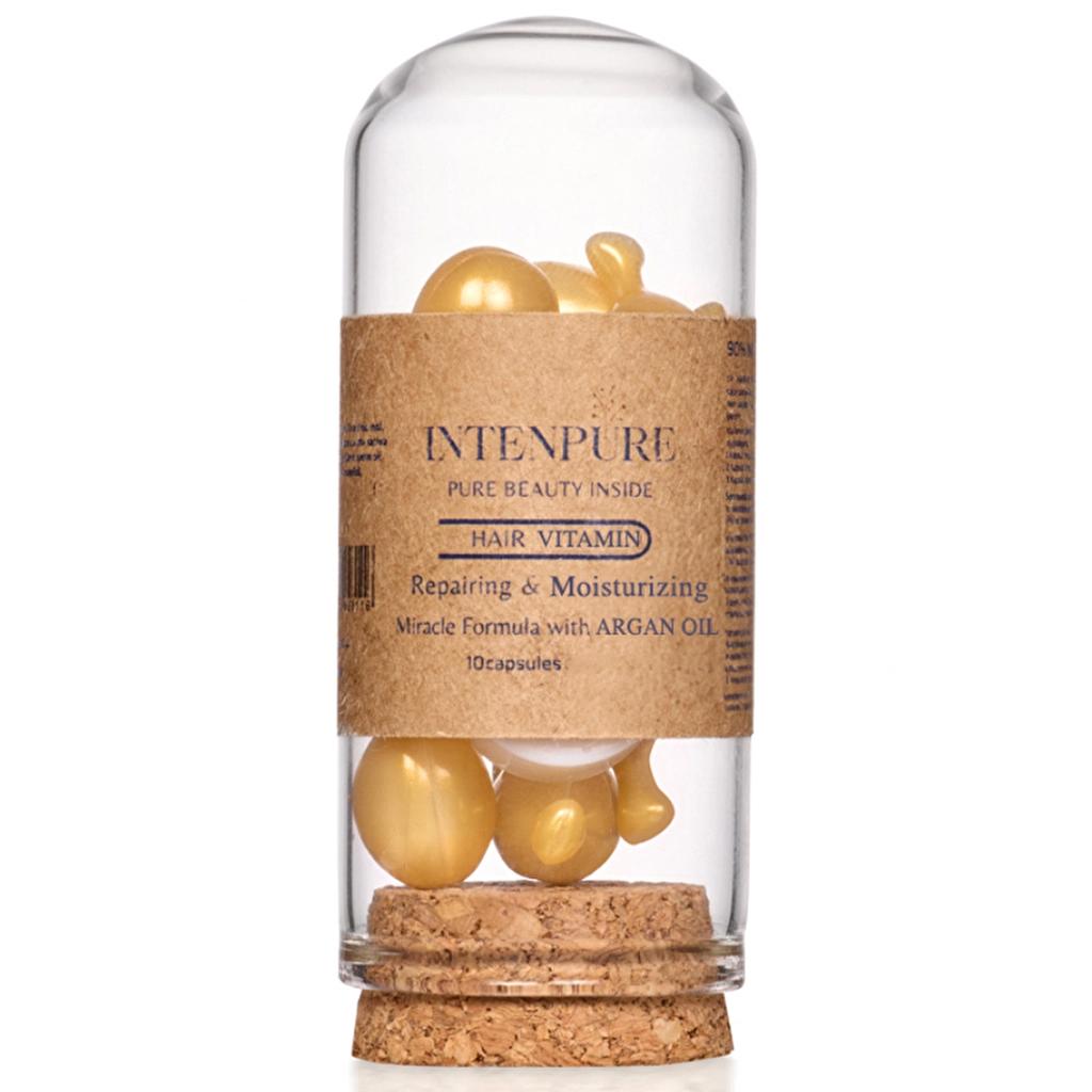 Intenpure Hydrating Hair Vitamin Capsules for Dry Hair 10-Count