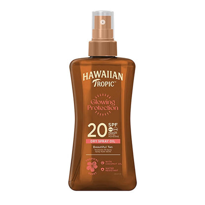 Hawaiian Tropic Glowing Protection Dry Spray Oil SPF20 200 ml