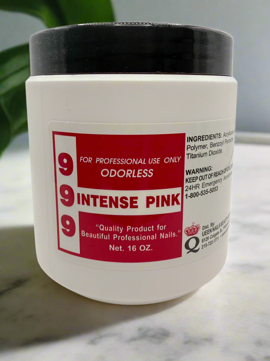 999 Intense Pink Acrylic Powder 16oz