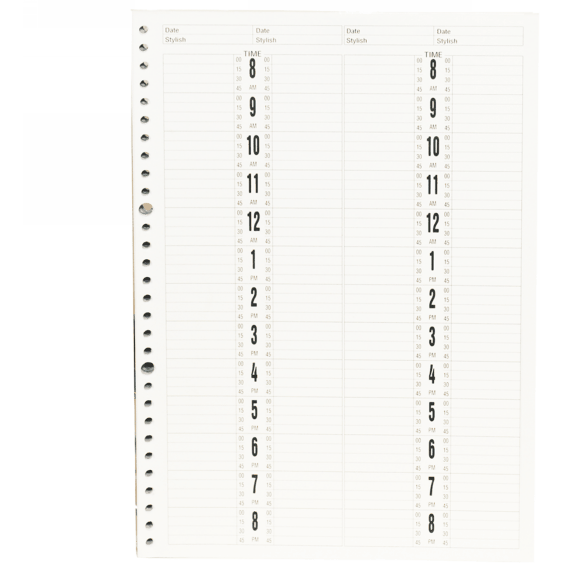 Berkeley Refill for Leather 4-Column Appointment Book 200-Page