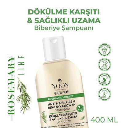 Yoon Rosemary Salt-Free Shampoo for Stronger Hair 400ml