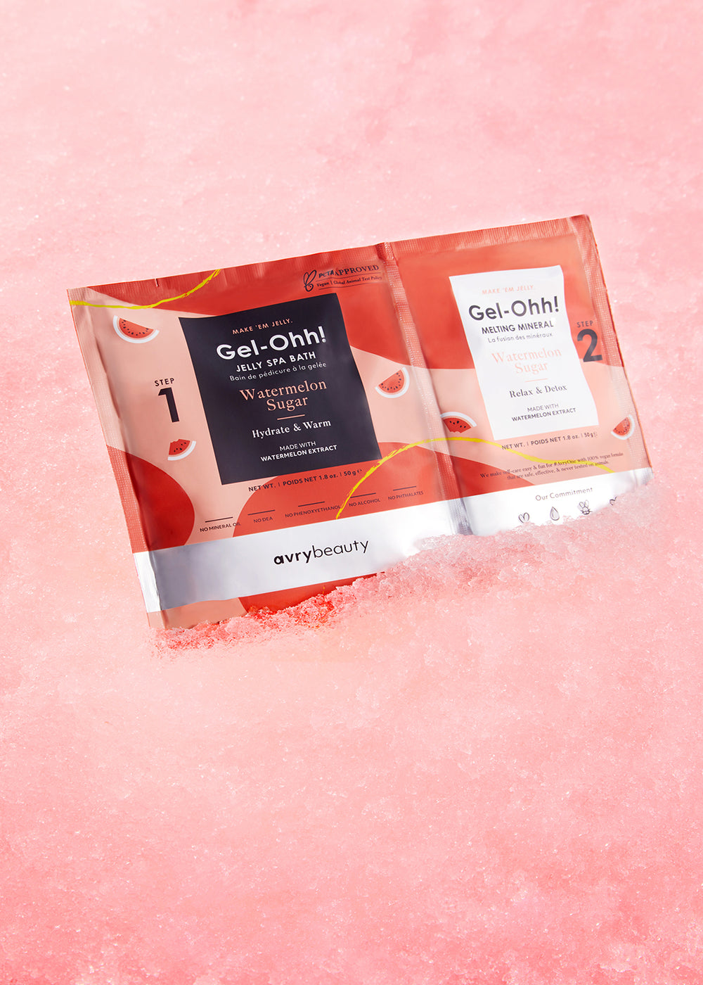 *Gel-Ohh! Jelly Spa Bath - Watermelon (CASE 30PC)