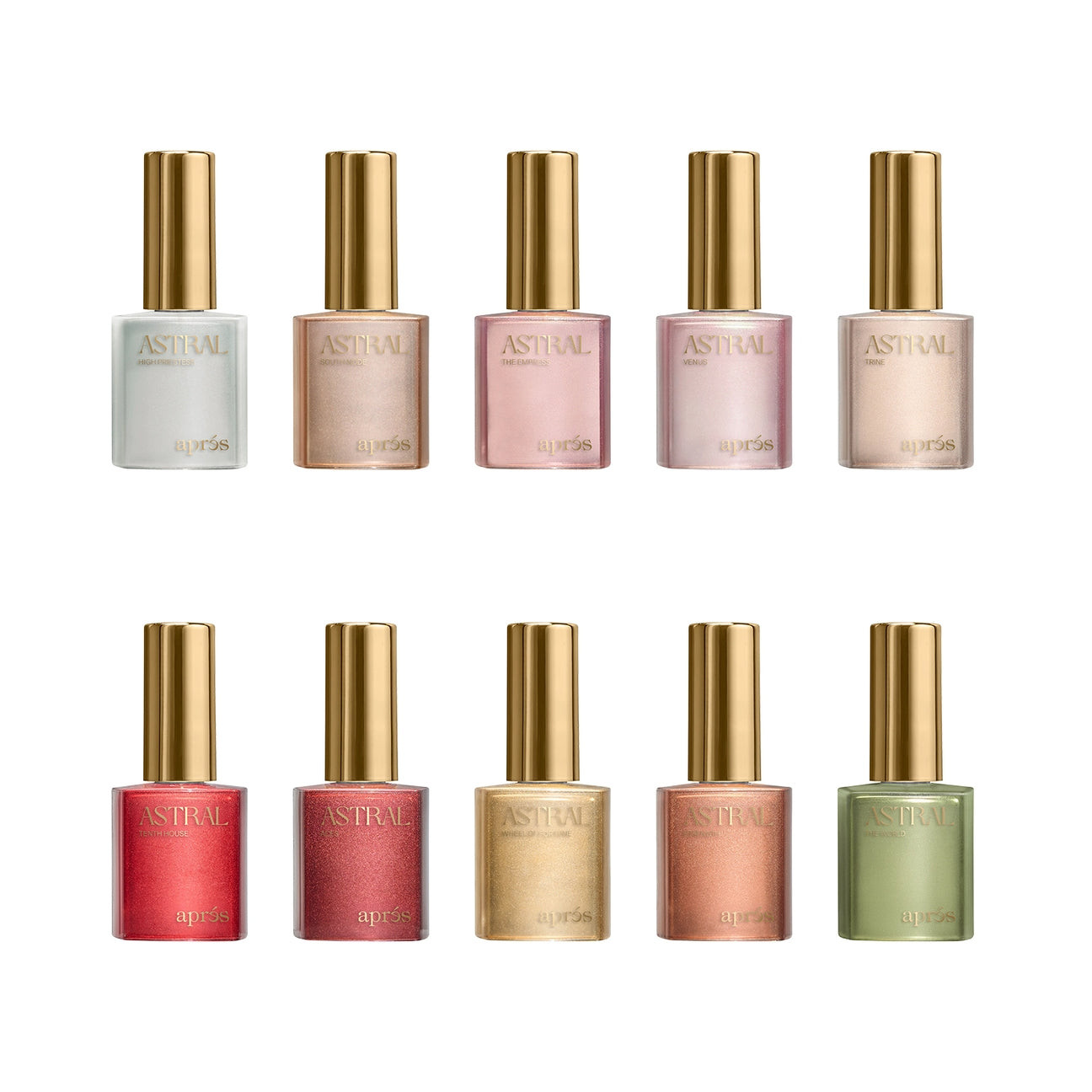 Velvet Cat Eye - Astral Gel Couleur, 10pcs Set