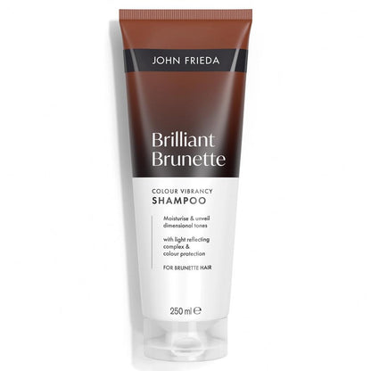 John Frieda Brilliant Brunette Colour Vibrancy Shampoo 250 ml