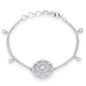 .5 Ct Bracelet with Interlocking Circles and CZ