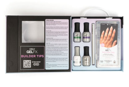 Orly - GELFX - Full Cover Builder Tips Kit - Short Almond 555pc (Limited)