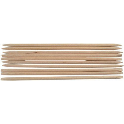 Berkeley - Orange Wood Sticks Cuticle Pusher 100pc