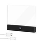 Book Light, Rechargeable Clear LED Flat Reading Light with & Timer, Dimmable Panel Plate Lamp Book Full Page Light for Reading in Bed at Night