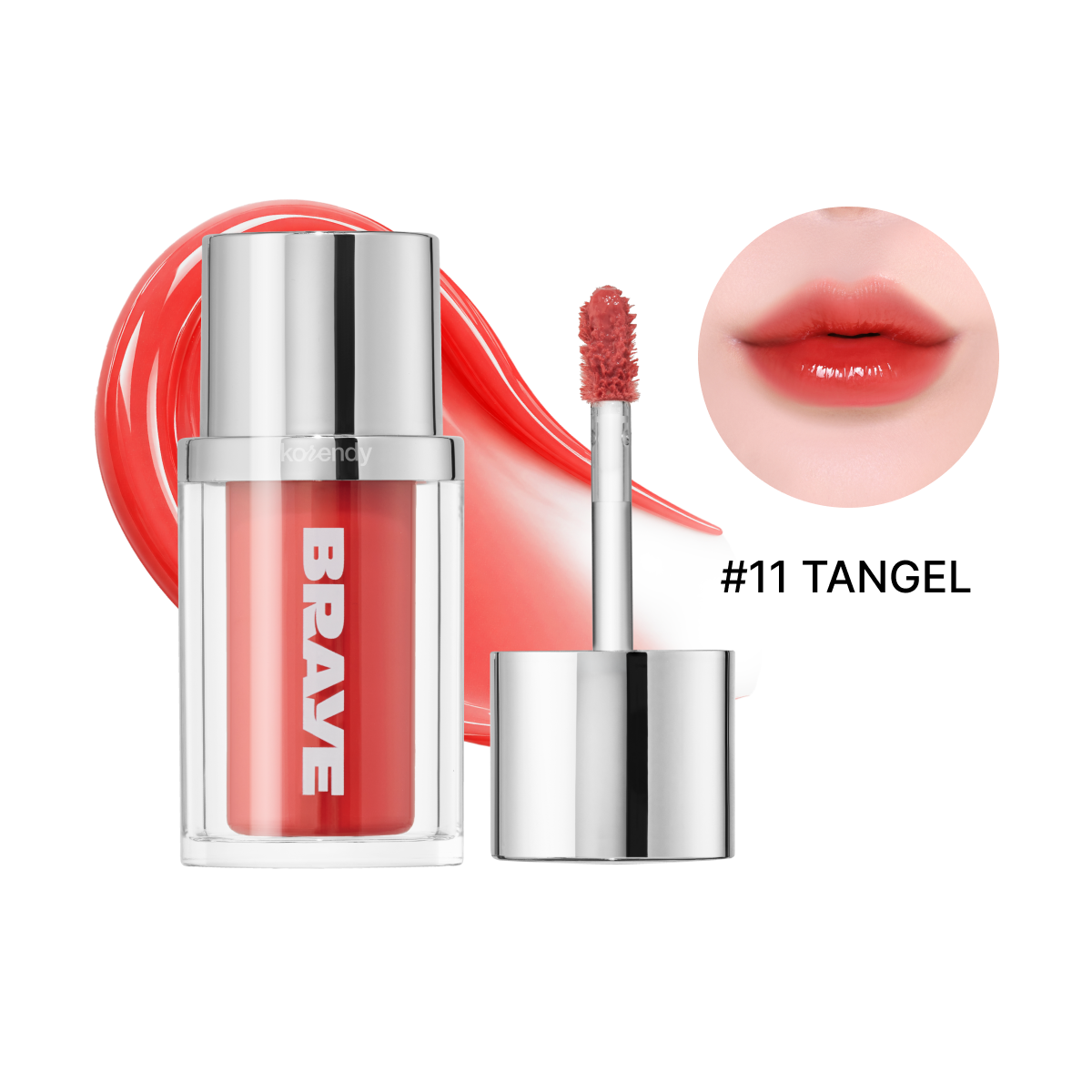 Braye Volume Plumping Tint for Glossy, Fuller-Looking Lips 3.5g - Tangel